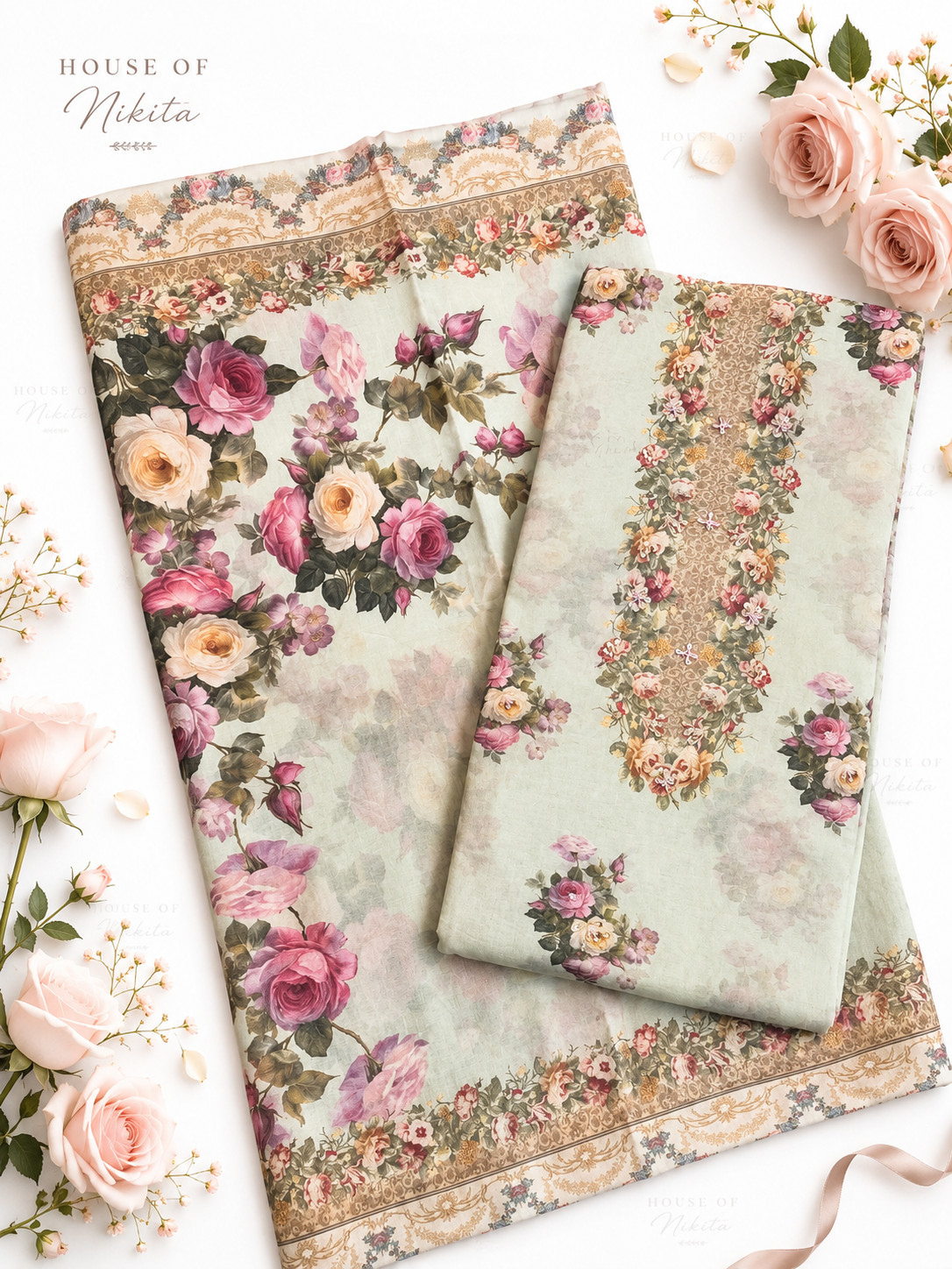Digital Floral  print