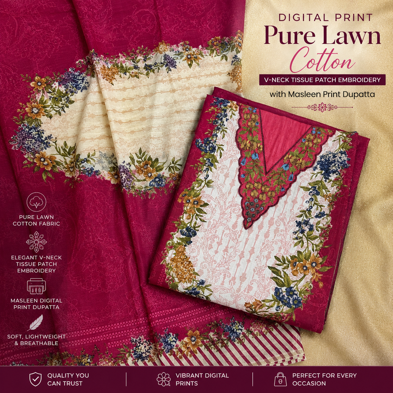 Pure Lawn Cotton