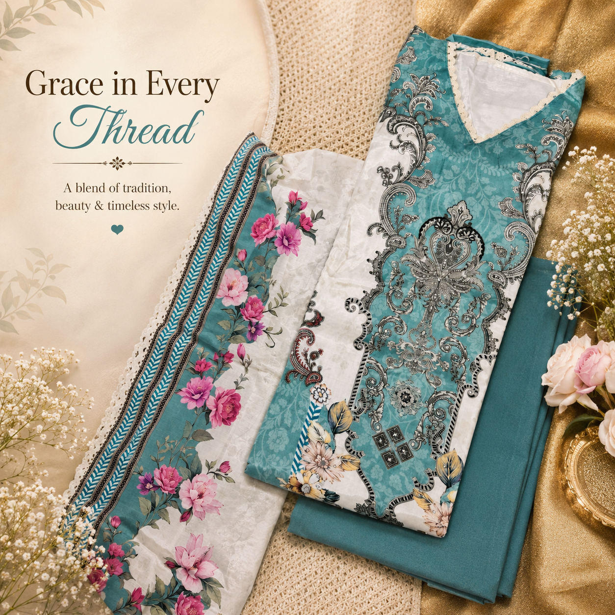 Muslin Digital print